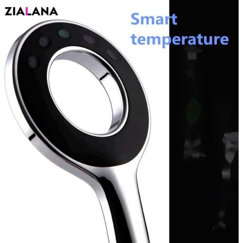 Intelligent Shower Panel Hand-held Single Function Childrens Booster Nozzle To Measure Water Temperature