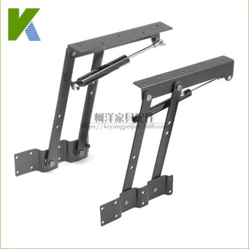 Hardware Accessories Coffee Table Folding Lifting Bracket with Pneumatic Multifunctional Coffee Table Support Frame
