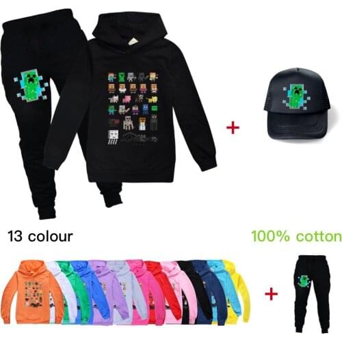 Fashion Clothes Halloween Shirts for Toddlers Cotton Girls Clothes Fall Baby Boy Clothes Set Teenage Hooded Pants 3 piece set