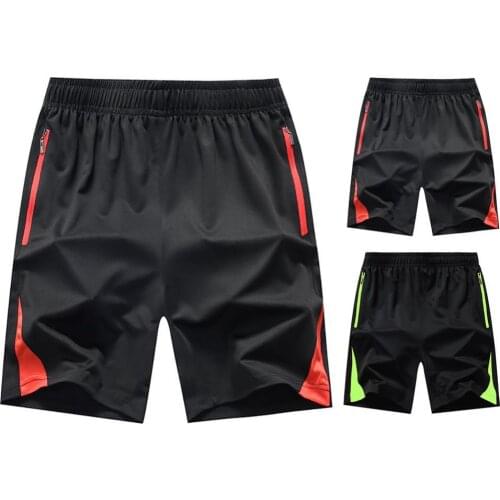 Men Casual Breathable Stretchy Quick Dry Drawstring Fifth Pants Beach Shorts comfortable to wear in summer