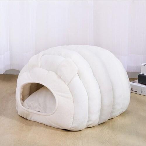 6 Colors Pet Bed For Cats Dogs Soft Bed Puppy Warm Sleeping Cat (Length47cmxWidth38cmxHight32cm) Kennel Litter Mat House Cave