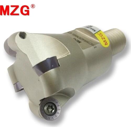 MZG EMRM RP 0802 1003 1204 Carbide Inserts Clamped Alloy End Mill Arbor Cutting Machining Round Nose Modular Milling Cutter