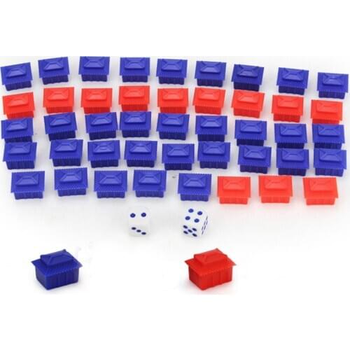 1 Set Chess Puzzle Board Games for Children Adults Booster Packs Chess House Hotel Card Game Family/Party Board Game Toy Gifts