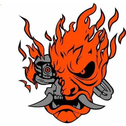 LLY-1316 Car Stickers Samurai Fun Modeling Decal PVC Auto Window Trunk Motorcycle Decals Cover Scratches Waterproof Sticker