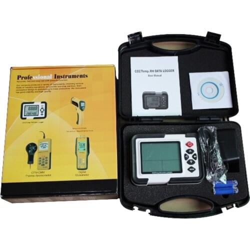Desktop air carbon dioxide detector greenhouse co2 monitor tester gas analyzer ppm meter