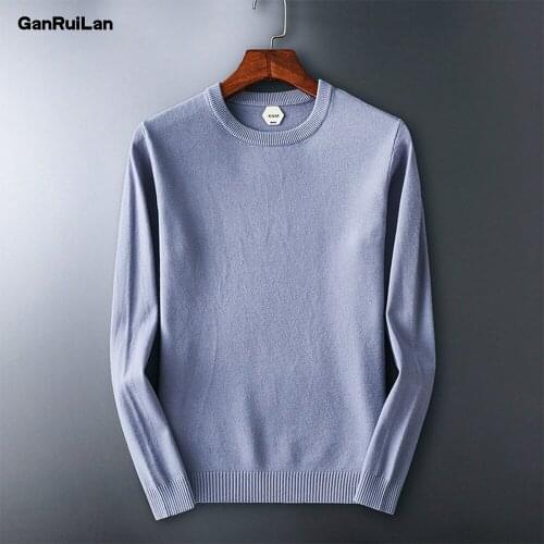2021 Newest Warm Mens Sweater Pullover Vintage Knitted O-Neck Casual Male Sweaters Slim Fit Autumn Winter Clothing B01140
