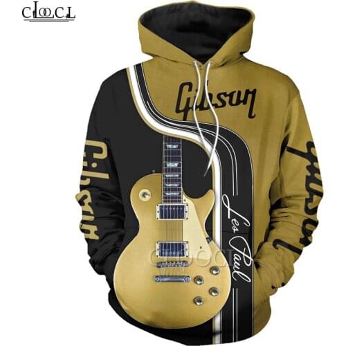 HX Newest Beautiful Electric Guitar 3D Print Fashion Hoodie Mens Sweatshirt Zip Pullover Fashion Casual Tracksuit Drop Shipping