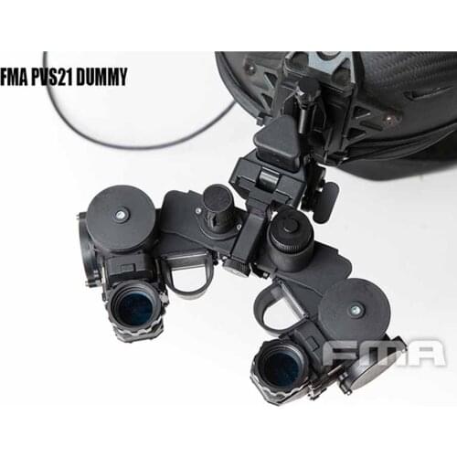 FMA New Tactical Airsoft Helmet PVS21 Night Vision Goggles NVG DUMMY Model Black TB1300