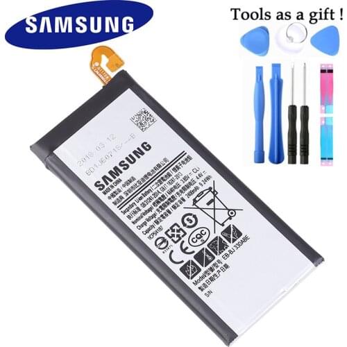 SAMSUNG Original Phone Battery EB-BJ330ABE 2400mAh For Samsung Galaxy J3 2017 SM-J330 J3300 SM-J3300 Replacement Batteries