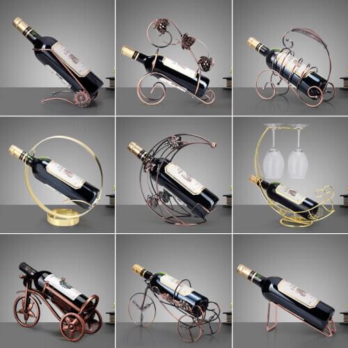 Wine Holder Wine Rack Stand Creative Metal Wine Rack Hanging Wine Glass Holder Bar Stand Bracket Display Stand Bracket Decor
