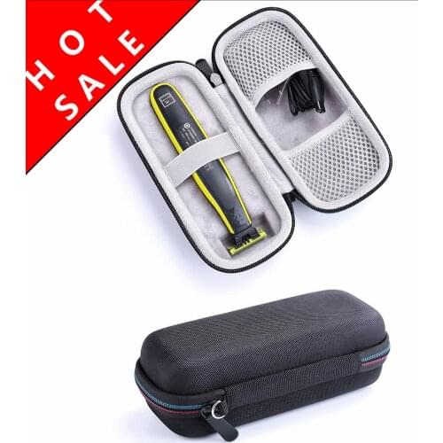 Newest EVA Portable Case for Philips OneBlade Trimmer Shaver and Accessories Travel Bag Storage Pack Box Cover Pouch with Lining