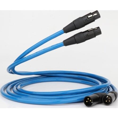 Preffair X404 hifi XLR audiocable silver plated signal line XLR terminal output audio connection line