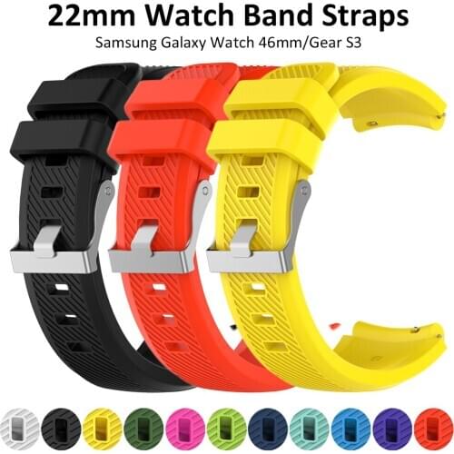 22mm Silicone Watch Strap for Fossil Gen 5/Mens Gen 4/Women Gen 4 & Asus Zenwatch 2 & Garmin Vivoactive 4 Bands Quick Release