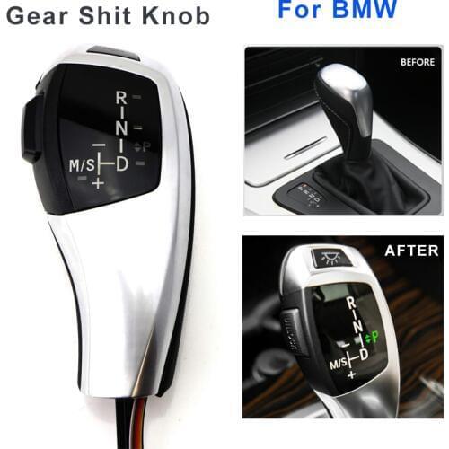 Gear Shift Knob Shifter Lever Automatic LED For BMW 1 3 5 6 Series E83 X3 E90 E60 E46 4D E39 E53 E81 E82 E87 E90 E92 E93 E64