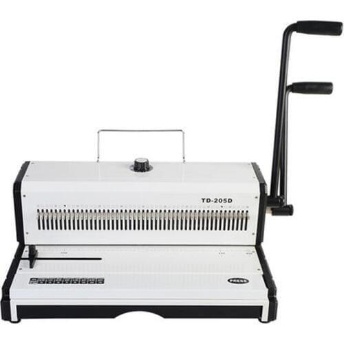 A3 Manual Spiral Wire Binding Machine Paper Puncher 46 Holes Paper Cutter Decorative Hole Punch Punching machine TD-205D