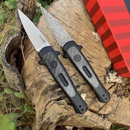 Kershaw Launch 7125 folding knife Aluminum Handle Fruit knife with clip outdoor hunting EDC camping tools Hiking Knife