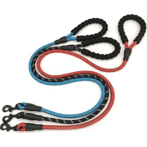 Reflective Large Dog Leash Nylon Rope Pet Running Tracking Leashes Long Lead Dog Mountain Climbing Rope For Medium Large Big Dog