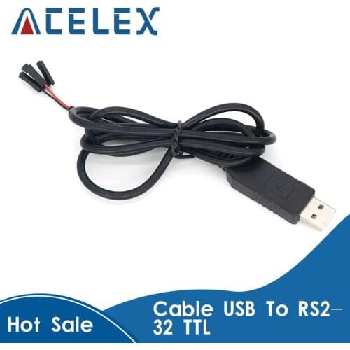 Smart Electronics PL2303 PL2303HX USB to UART TTL Cable Module 4p 4 pin RS232 Converter Serial Line Support Linux Mac Win7