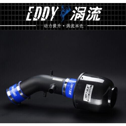 EDDY Intake System Air Intake Pipe & Carbon Fiber Air Filter for KIA K5 2.0T 2014 / K5 1.6T 2016 2017 Car Engine Parts