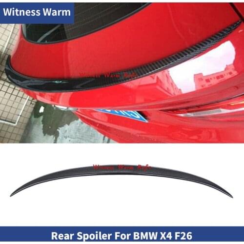 For BMW X Series X4 F26 Xdrive25i Xdrive28i 2014 -2019 High Quality Carbon Fiber Rear Wings Trunk Lip Spoiler Car Styling