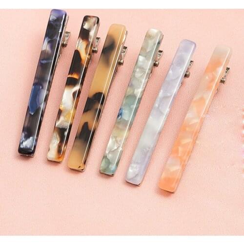 1PC Fashion Korean Style Hairpin Acetate Hair Clip For Women Girls Barrettes Hairpins Headbands Hair Accessories