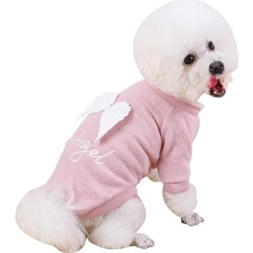 Dog Winter Clothes Knitted Pet Clothes For Small Medium Dogs Chihuahua Puppy Pet Sweater Yorkshire Pure angel Sweater Ropa Perro