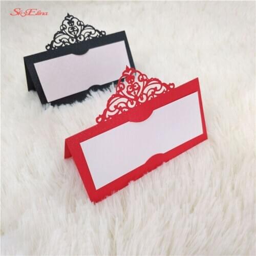 10pcs Laser Cut Wedding Place Mark Table Card Place Name Card Wedding Party Decoration NameParty Decoration 5Z SH873-10
