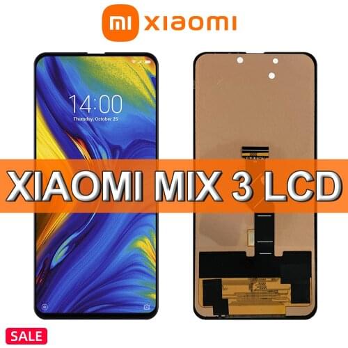 100% Original Display For XIAOMI Mi Mix 3 Mix3 LCD Display Touch Screen Digitizer Assembly Replacement Part For Xiaomi M1810E5A