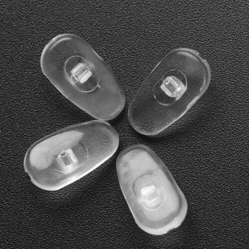 20Pcs White Neoprene Silica Gel Nose Pads Glasses Holder Sunglasses Retainer Anti-Slip Eyeglasses Strap Fashion Accessories