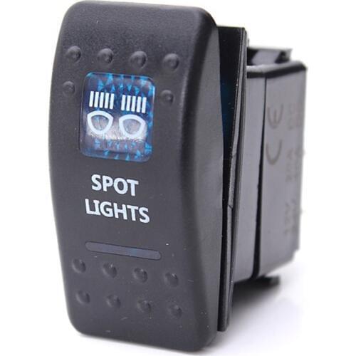 Car Boat ARB Carling Dual LED Back Light Rocker Switch SPST ON-OFF 12/24V CE 10A 3