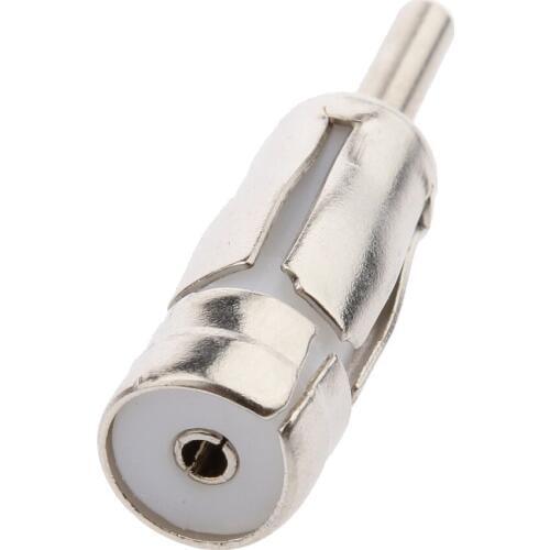 Car Aerial Adaptor Antenna Plug Male Aerial Adaptor ISO to DIN