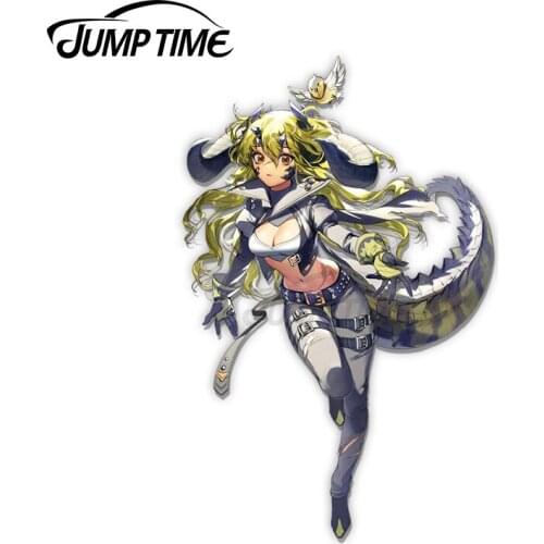 JumpTime 13 x 7.5cm Arknights Estelle Anime Waifu Car Decal DIY Motorcycle Car Sticker 3D Funny Windows Bumper JDM Car Decal