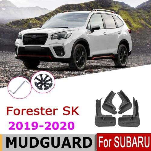 Car Mudflap Fender For Subaru Forester 2020 Forester SK 2021 2020 Over Fender Mud Flaps Guard Splash Flap Mudguard Accessories