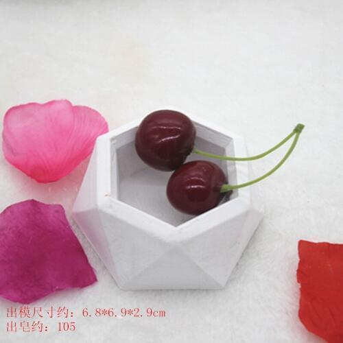 C849 multi-faceted aromatherapy gypsum mold silica gel mold paraffin container kitchen tools
