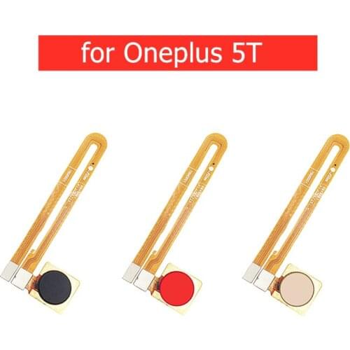 For Oneplus 5T fingerprint key scanner Home Button Flex Cable Touch ID Sensor Return Flex Cable Repair Spare Parts