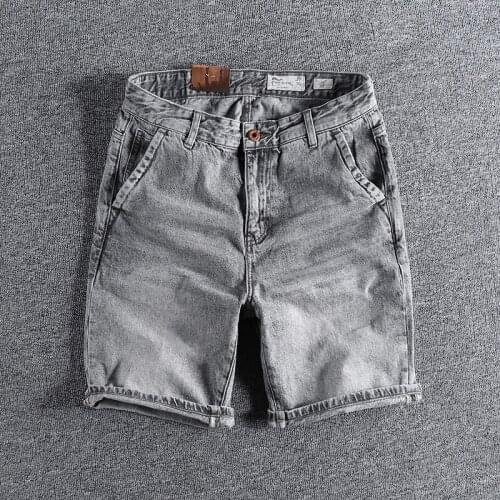 2021 new arrival Black grey mens Jeans Shorts summer fashion youth trouser for promotion wholesale 112