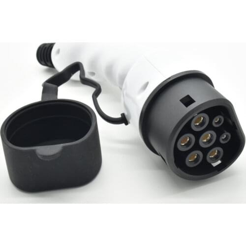 Three-phase European standard new energy charging gun 32A EV gun head IEC62196 female 7 holes