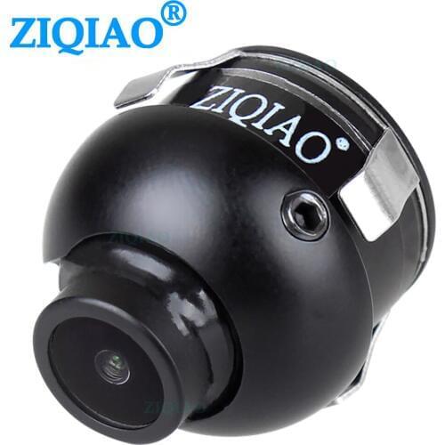 ZIQIAO Front Side Rear View Camera 360 Degrees Rotation Parking Guide Line Optional Reverse Camera HS070