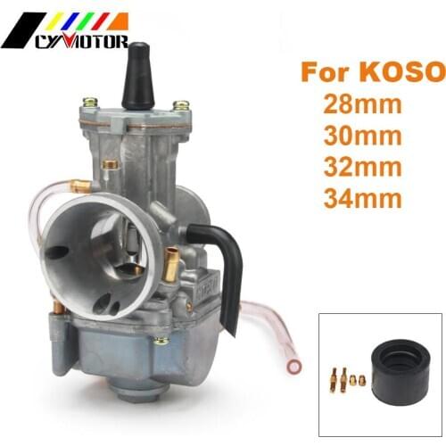 Universal For Koso 28 30 32 34 2T 4T For Keihin PWK Motorcycle Carburetor Carburador Power Jet ATV Buggy Quad Racing 50cc-300cc