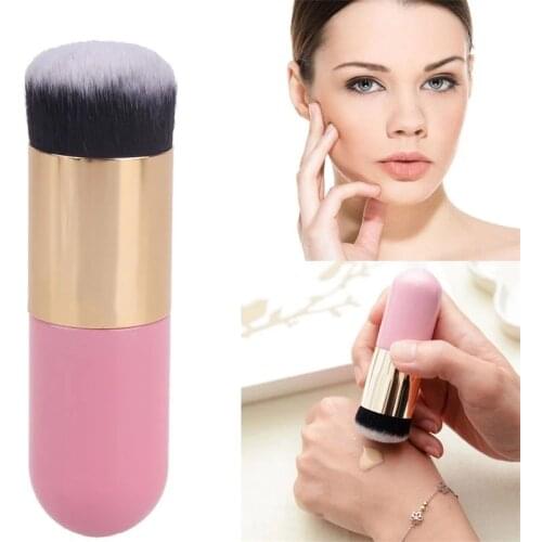 1PC Professional New Cosmetic Make Up Brush Chubby Pier Foundation Brush Flat BB Cream Makeup Brushes Portable