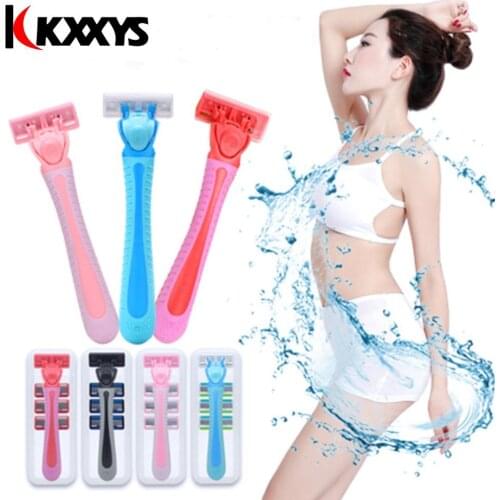 Lady Beauty Safety Shaving Blades for Women Hair removal Blade Woman Razor Blades for Shaver Replacement Head Free shipping
