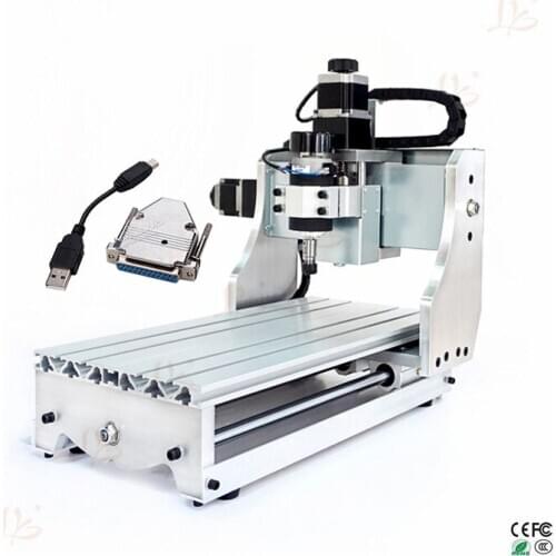 Mini CNC router engraving machine 4axis milling machinery 3020 Z-D300 working area 300*200mm