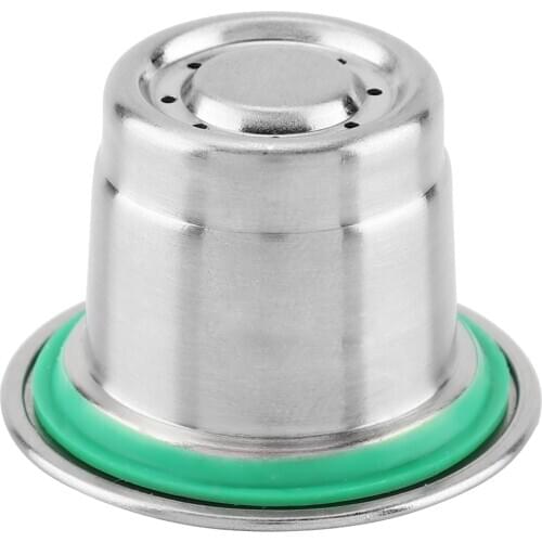 Washable Stainless Steel Refillable Reusable Coffee Capsule Compatible for nespresso Coffee Machine