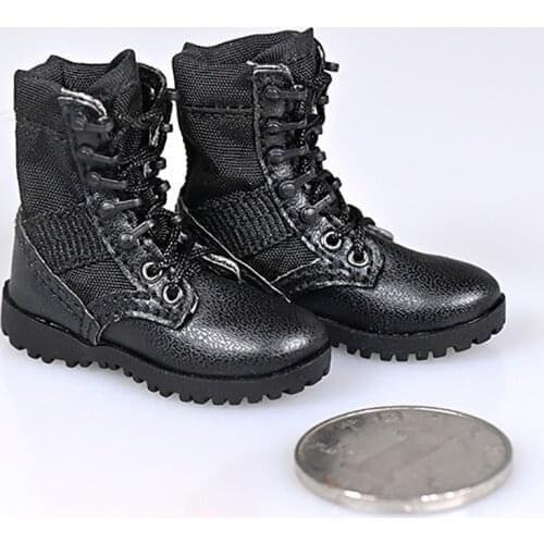 1/6 Female Soldier Model Accessories 12'' Action Figure Hollow Handmade Soldier Version Tactical Shoes Combat Boots Desert Boots
