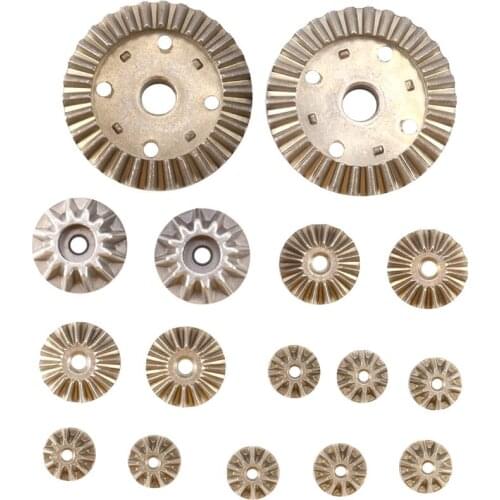 12T 24T 30T Motor Driving Gear Metal Front Rear Differential Gear Upgrade Repair Parts For Wltoys 12428 12423 12429 1/12 Rc Car