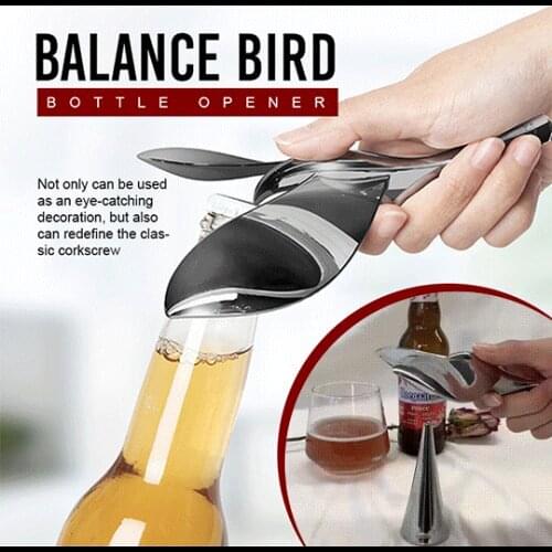 Balance Bird Bottle Opener Best Cans Opener Kitchen Tools Professional handheld Manual Safe Portable Kitchen Bar Accessories
