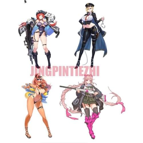 Personality Car Sticker F32 Anime Game Sex Girl with Weapon Last Origin Car Vinyl Sticker Wallpaper Decal Racing Stickers