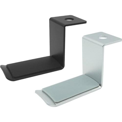 Aluminum Alloy Headphone Stand Holder Rotary Hanging Hook Metal Headset Hanger