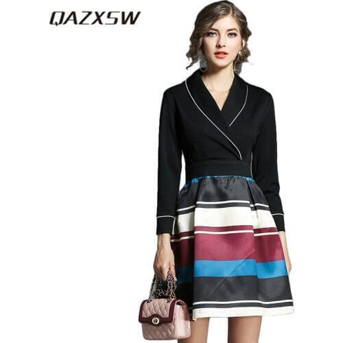 Модные платья-рубашки QAZXSW China At AliExpress