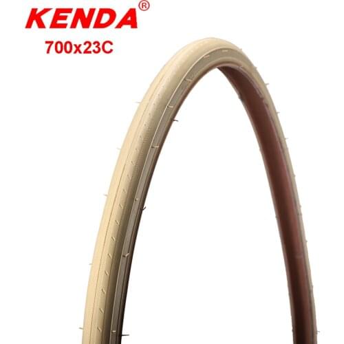 KENDA Beige bicycle tire 700*23C road bike tires 700C wire bead ultralight 405g low resistance 110 PSI high quality